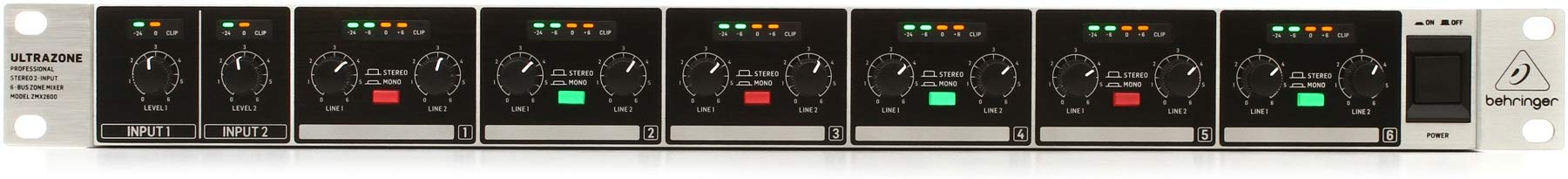 Amazon | Behringer ULTRAZONE 2600 プロフェッショナルステレオ 2入力